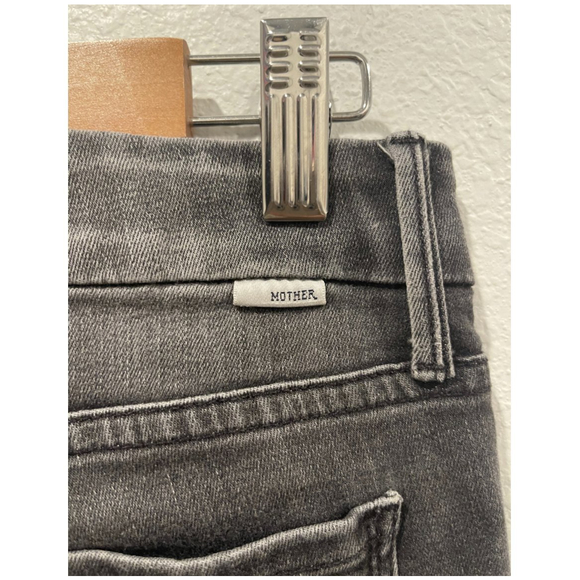 MOTHER The Looker Ankle Skinny Black Jeans - Picture 5 of 6